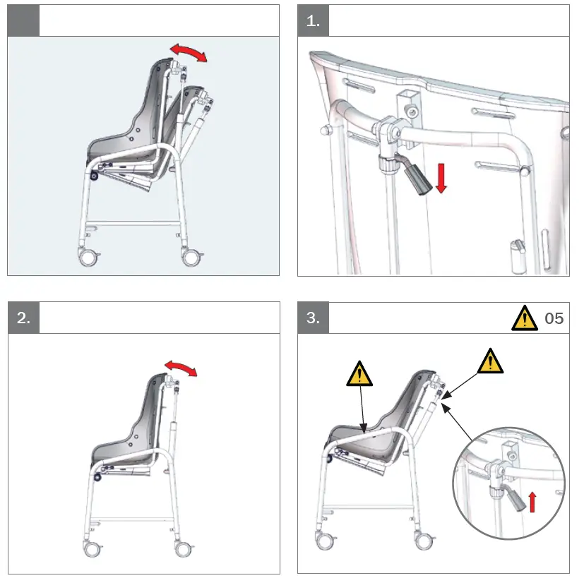 R82 Swan Toilet and Bathing Chair 6
