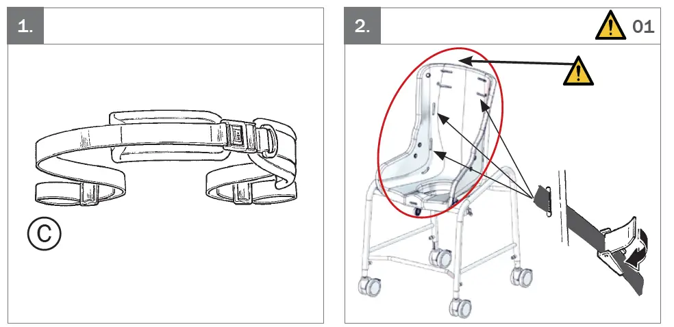 R82 Swan Toilet and Bathing Chair 9