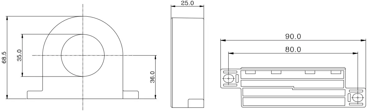 DELTA VFD-M Series Inverter 3 Phases - Dimensions are in millimeter 2