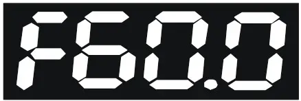 DELTA VFD M Series Inverter 3 Phases - Displayed Message 1
