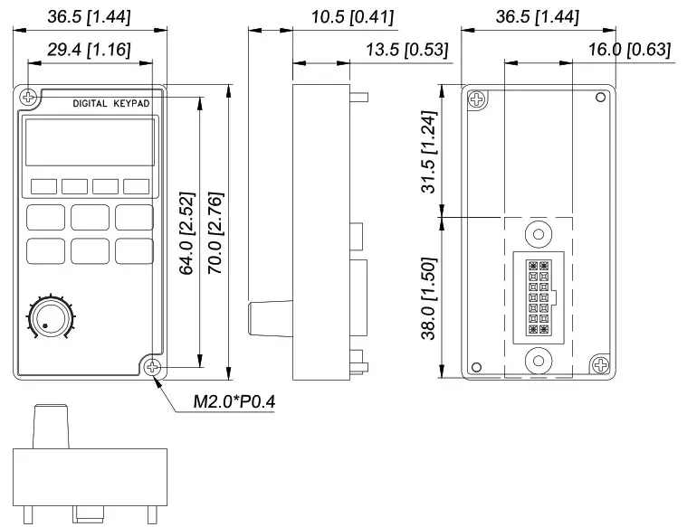 DELTA VFD M Series Inverter 3 Phases - LC M02E