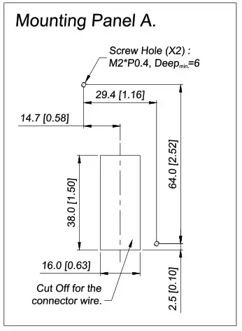 DELTA VFD M Series Inverter 3 Phases - Mounting Panel A