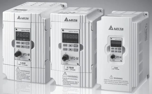 DELTA VFD M Series Inverter 3 Phases