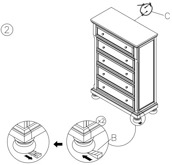 ASHLEY-B733-46-Lettner-Chest of Drawers-3