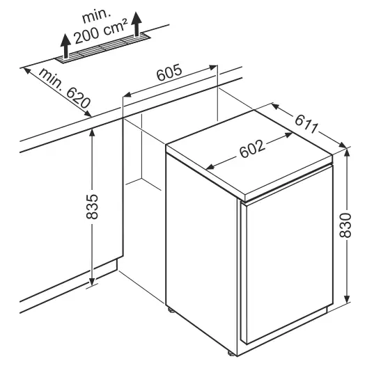 LIEBHERR FKUv 1610 Beverage Cooler - fig 5