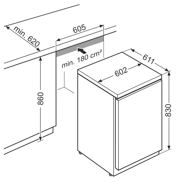 LIEBHERR FKUv 1610 Beverage Cooler - fig 8