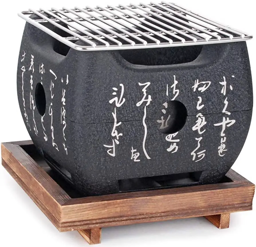 YAKINIKU SHICHIRIN Konro Table Grill Rectangular Instruction ManualYAKINIKU SHICHIRIN Konro Table Grill Rectangular