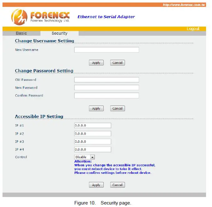 FORENEX FR-E2Sxy Ethernet to Serial interface-fig-23