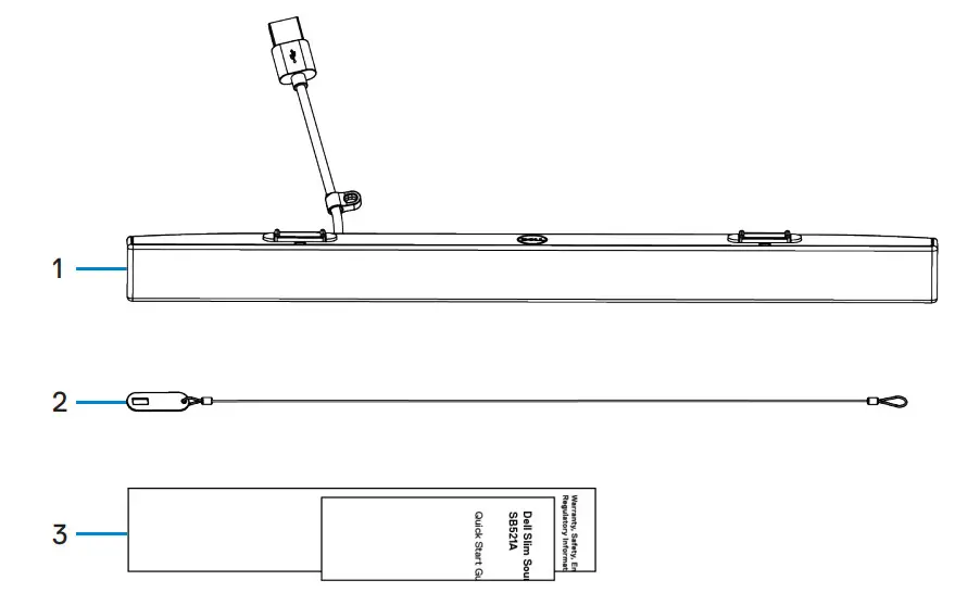 DELL Slim Soundbar SB521A