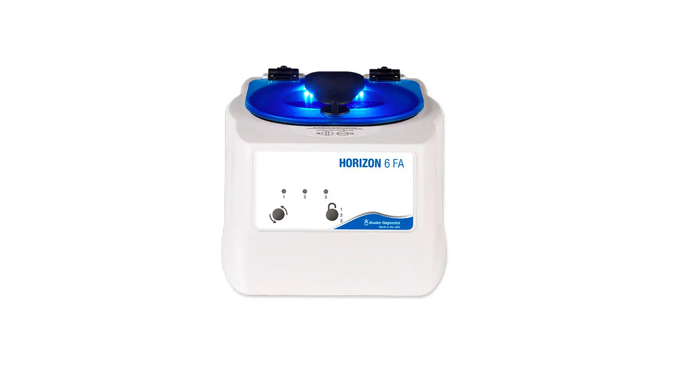 Drucker Diagnostics Horizon 6 Fa Fixed Angle Routine Centrifuge User Manual