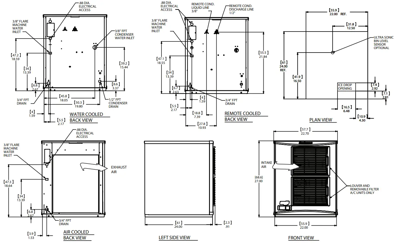 proDIGY PLUS N1322 1300lb Nugget Ice Machine - fig4