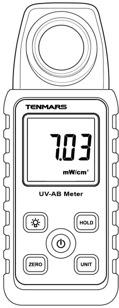 TM-223 Mini Pocket UVAB Light Meter