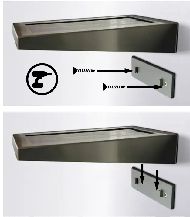 alleenonline White Series Stainless Steel Eco Solar Light Small