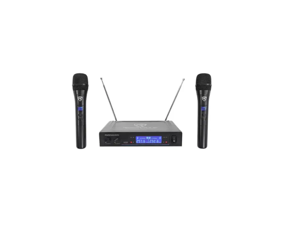 Rockville Rwm1203vh Vhf Dual Channel Handheld Wireless Microphone System Owner's Manual