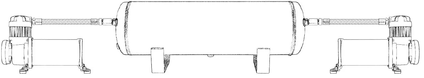 VIXEN HORNS-VXO8330BDP-3-Gallon-Air-Tank-with-Dual-200-PSI-Air-Compressor-Onboard-Air-System-1