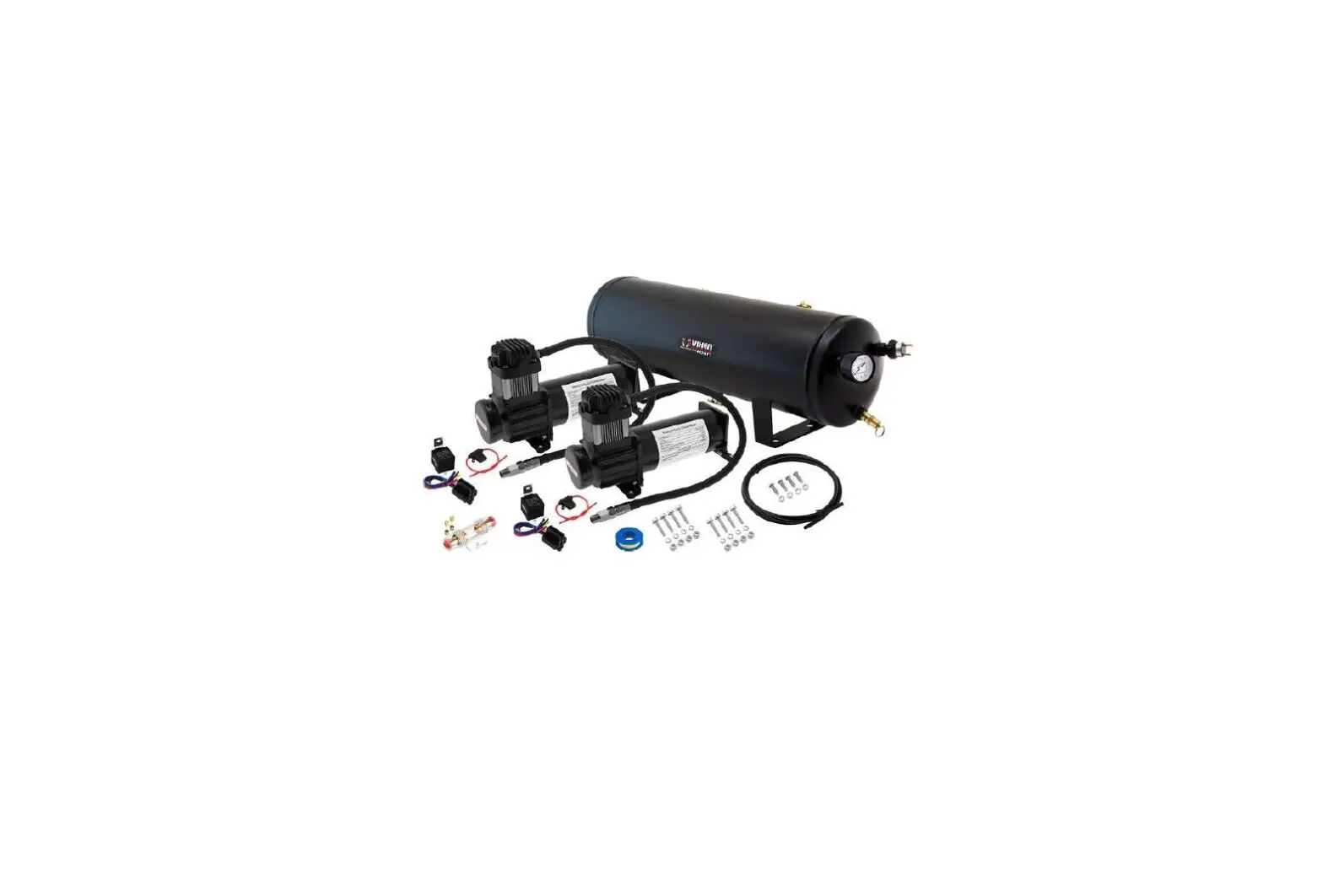 Vixen Horns Vxo8330bdp 3 Gallon Air Tank With Dual 200 Psi Air Compressor Onboard Air System Installation Guide