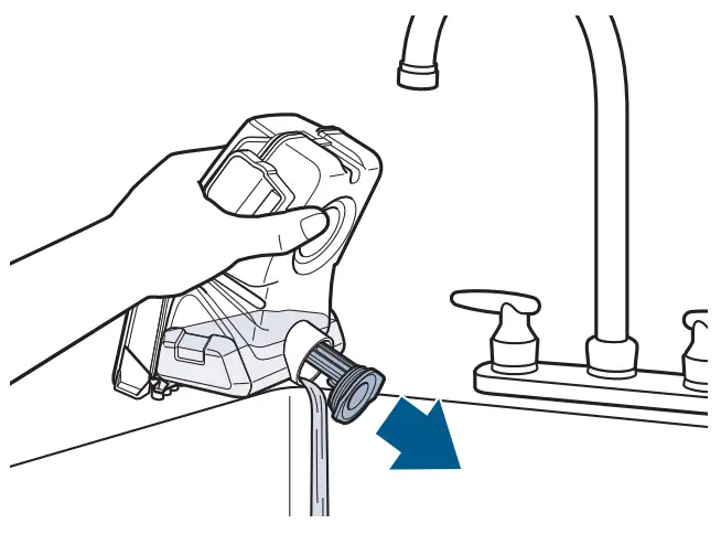 Removing & Emptying the Dirty Water Tank