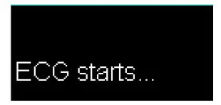 Keep touching electrodes gently for 30 seconds.