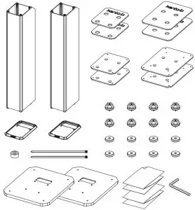 Supplied Parts and Hardware