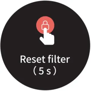 Reset filter