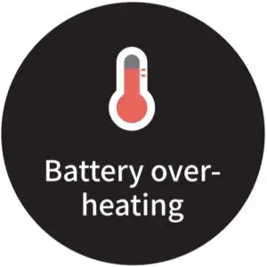 Battery overheating