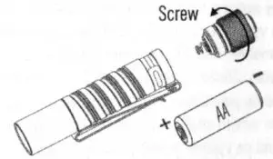 OLIGHT i5T EOS Brass LED Flashlight - battery