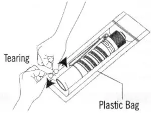 OLIGHT i5T EOS Brass LED Flashlight - packege 1