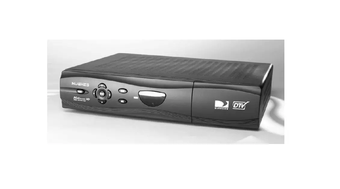 Hughes Hird-e86 Digital Satellite Receiver Owner’s Manual
