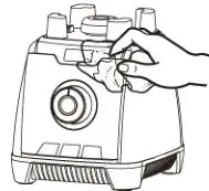 eufy MiracleBlend D1 Blender - Clean the motor base