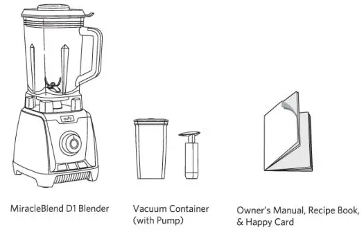 eufy MiracleBlend D1 Blender - What's in the Box