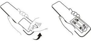 ALLVIEW 32ATC6500-H Smart TV - Install Remote Control Battery