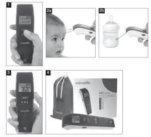 microlife NC 150 BT Non Contact Thermometer - figure 1