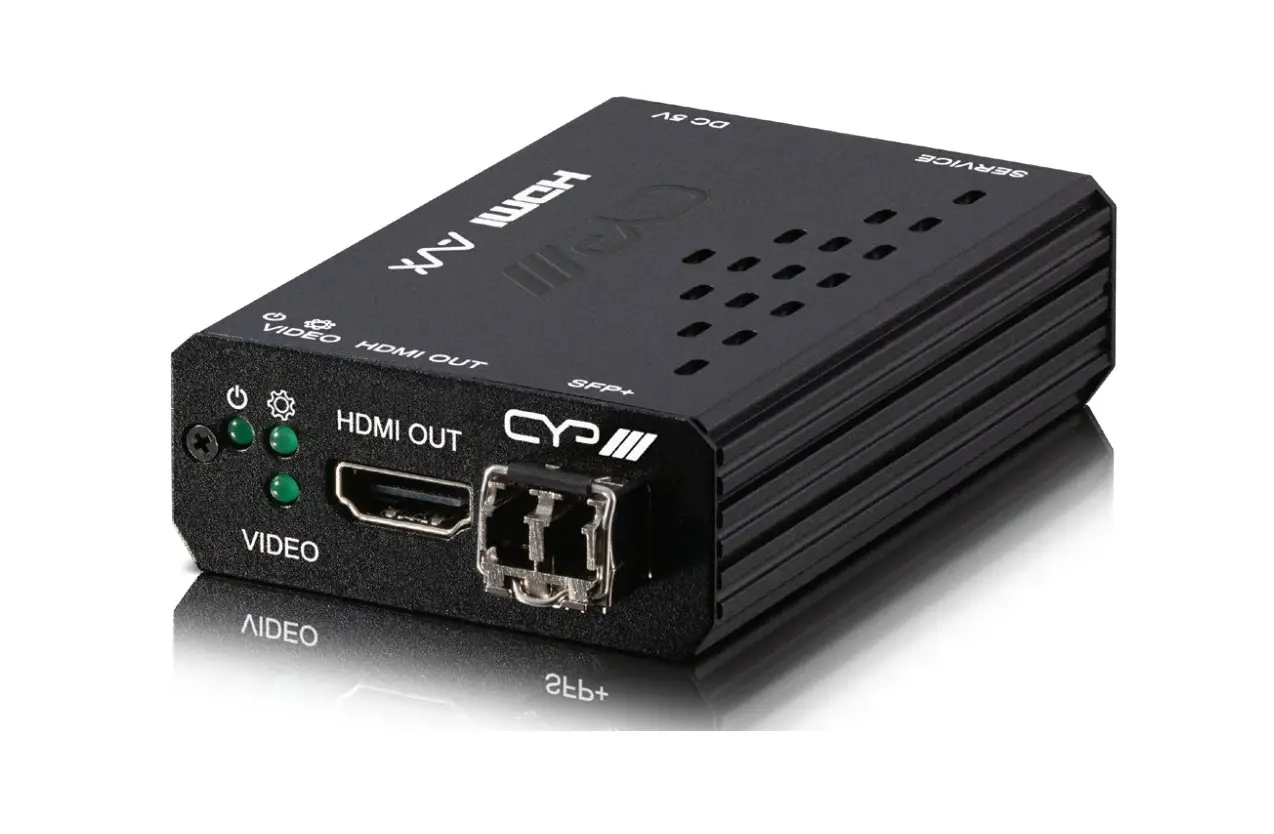 Cyp Avx-101f-rx Uhd+ Hdmi Over Fiber Receiver Instruction Manual