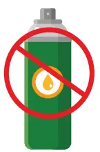 Gourmia GGA2120 Smokeless Grill and Air Fryer - Cooking Spray