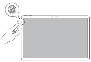 FIG 6 Logging in with your fingerprint