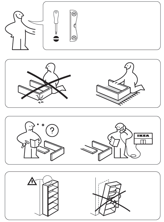 IKEA MACKAPAR 78x193 cm Coat Rack with Shoe Storage Unit-1