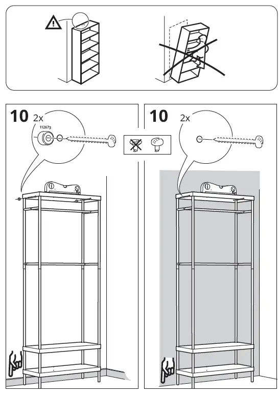 IKEA MACKAPAR 78x193 cm Coat Rack with Shoe Storage Unit-9