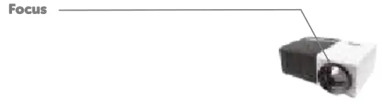 PRIXTON Cinema Mini Projector - FOCUS