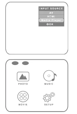 PRIXTON Cinema Mini Projector - MEDIA PLYER