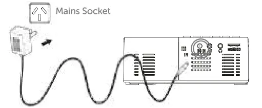PRIXTON Cinema Mini Projector - SOCKET