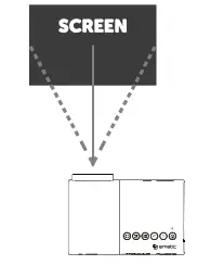 PRIXTON Cinema Mini Projector - sCREN