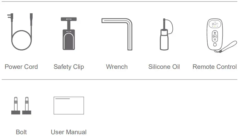 KINGSMITH TRF0FB Smart Foldable Treadmill - Accessories