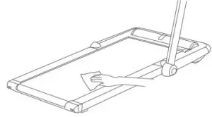 KINGSMITH TRF0FB Smart Foldable Treadmill - Cleaning