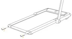 KINGSMITH TRF0FB Smart Foldable Treadmill - calibrating