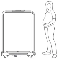KINGSMITH TRF0FB Smart Foldable Treadmill - pregnant