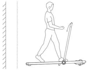 KINGSMITH TRF0FB Smart Foldable Treadmill - space