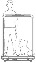 KINGSMITH TRF0FB Smart Foldable Treadmill - strictly forbidden