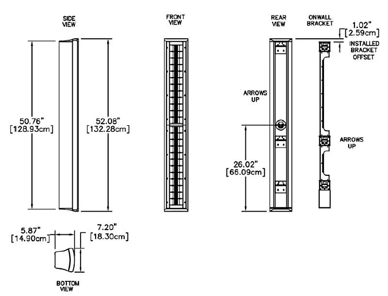 C150m Dimensions HF Planar Section