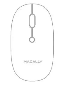 MACALLY MB163 Rechargeable Bluetooth Optical