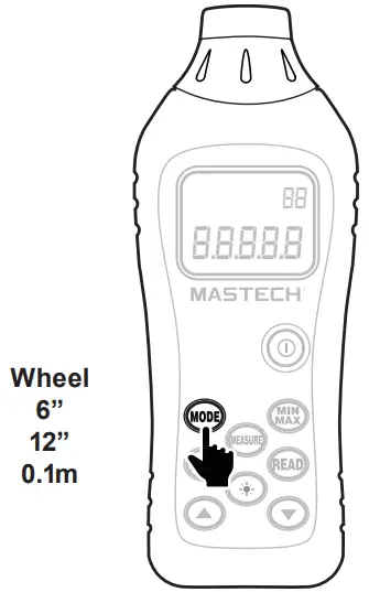 MASTECH MS6208A Digital Tachomete - Mode